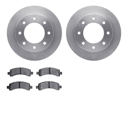 6502-48238, Rotors With 5000 Advanced Brake Pads